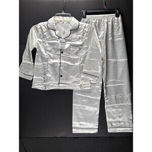 Topgal Polyester Girls Pajama Long Sleeve Top And Pants Set